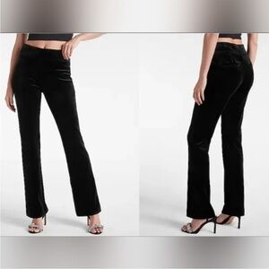 NWOT Express high rise boot cut velvet dress pants‎ holiday office pull on XL